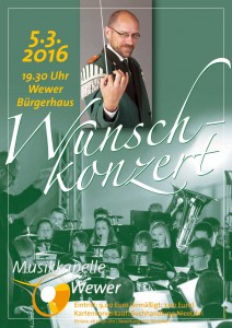 Wunschkonzert  2016 Musikkapelle Wewer