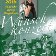 Wunschkonzert 2016 Musikkapelle Wewer