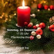 Adventskonzert am 22. Dezember in der Pfarrkirche Wewer
